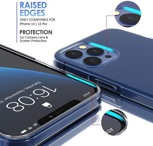 Crystal Clear Phone Case for iPhone 11 6.1 Inch, Ultra Thin Phone Case - 第 2/8 張圖片