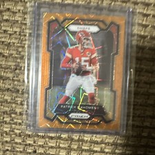 Patrick Mahomes Orange Laser Prizm 2023 Panini Prizm Football Card #149