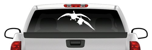 Geese Landing STICKER Flying Waterfowl Vinyl GOOSE Decals Truck Window - Picture 3 of 7