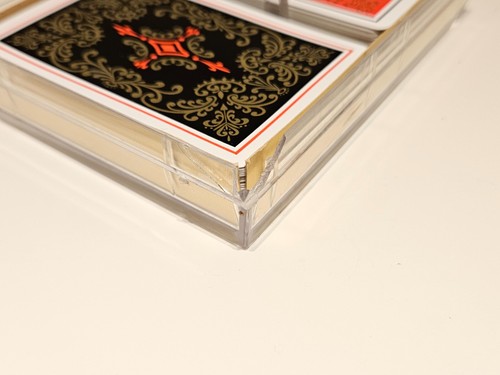 VINTAGE RARE JAPAN SET OF 2 PACKS PLASTIC PLAYING CARDS 52+2 JOKERS "ANGEL" - Picture 4 of 17