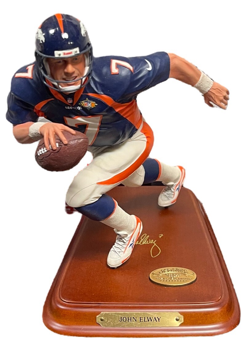 John Elway Denver Broncos All Star Football Figurine/Statue 8.5