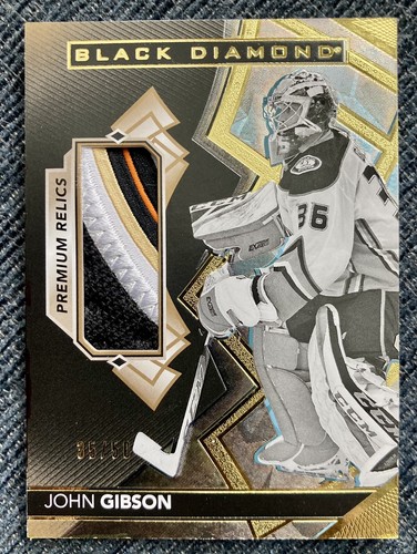 JOHN GIBSON 2020-21 BLACK DIAMOND  BDB-JG # 31/50 PREMIUM RELICS PATCH SICK! 🔥 - Picture 1 of 3