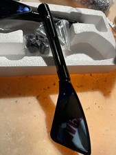 Lampa Space M10x1,25 Pareja Espejos Manillar para Motocicleta - Negros (90080)