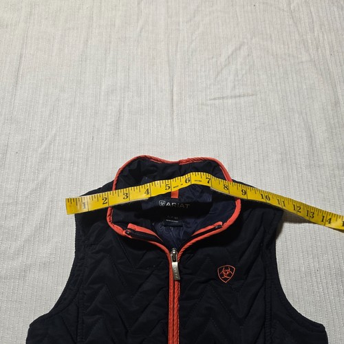 ARIAT Woodside Weste Gilet gesteppt wattiert Knopf Jacke Jugend Junge S Small (8) - Bild 5 von 7
