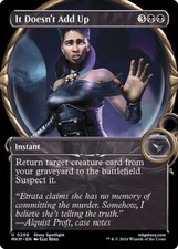 Showcase IT DOESN'T ADD UP x4 mtg NM-M Murders at Karlov Manor Unc