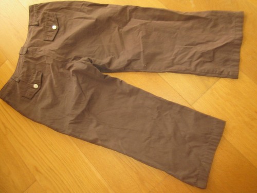Ladies maine new england brown crop trousers, size 12 - Picture 5 of 5