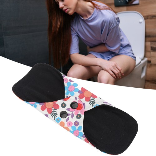 5pcs Reusable Menstrual Pads Breathable Highly Absorbent Cotton Postpartum S EUJ - Picture 2 of 33
