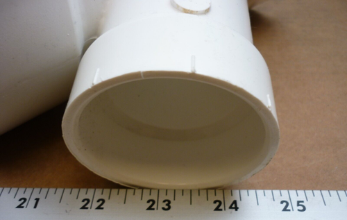 Charlotte Rohr 4 Zoll x 4 Zoll x 2 Zoll PVC DWV Reduzierscheibe 31-560 - Bild 2 von 4