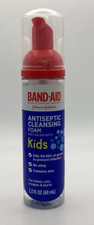 Band-Aid Brand First Aid Antiseptic Cleansing Foam for Kids, 2.3 fl. Oz