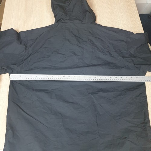 DOCKERS Windbreaker Jacket Mens Medium Black Polyester Hooded Lightweight - Picture 12 of 14