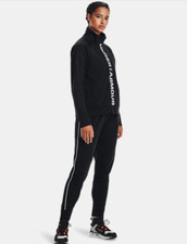 Under Armour Women Rush Tricot Pants Black Size L 3336