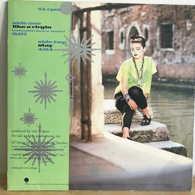 マドンナ　LIKE A VIRGIN　スペイン盤 12”シングルレコード マドンナ LIKE A VIRGIN スペイン盤 12”シングルレコード