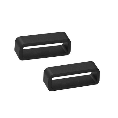 2 Pack Silicone Watch Strap Band Hoop Loop Retainer Buckle Holder Ring Keeper - Picture 23 of 45