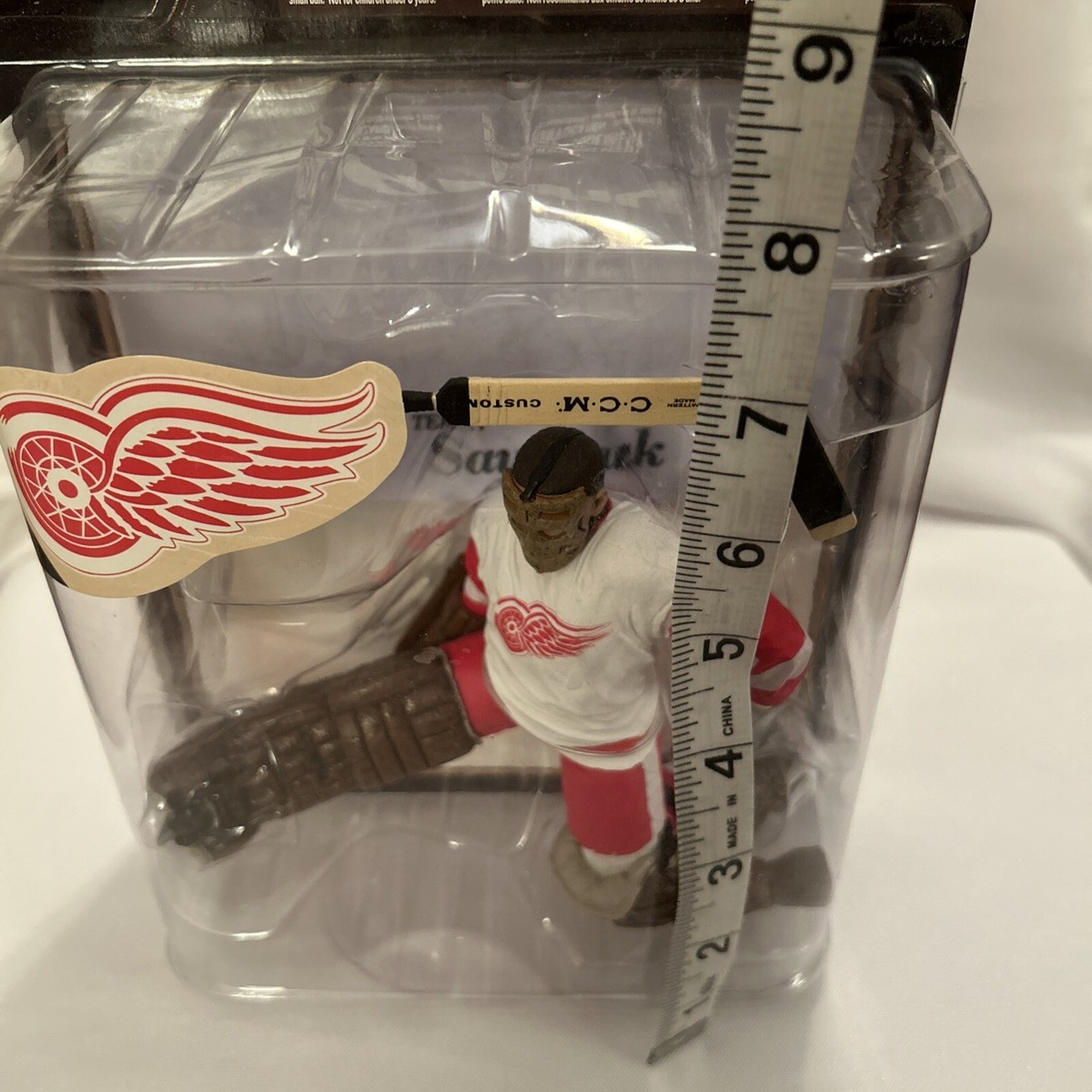 ❤️マクファーレン　NHL ゴーリー　マイクリクター‼️ NIP Terry Sawchuk NHL Legends Series 8 McFarlane Detroit Red