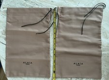 ALAIA PARIS LOGO DUST BAG COVER STORAGE SHOES Pair