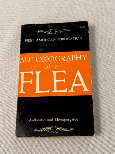 AUTOBIOGRAPHY OF A FLEA 1st US edition VG vintage erotica pulp sleaze collector - Bild 1 von 8