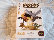NESSOS GREEK DEDUCTION & BLUFF CARD GAME NEW IELLO MINI GAMES MYTHOLOGICAL 