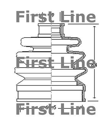 CV JOINT BOOT KIT FOR DAIHATSU CHARADE FCB2072 - Picture 1 of 1