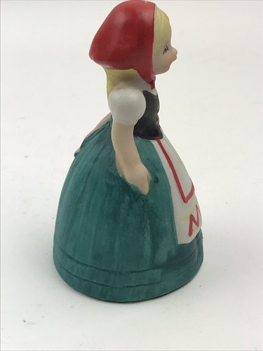 Jeffery Snyder New York J.S.N.Y. Taiwan Bell German Girl Bonnet Hand Painted - Picture 7 of 9