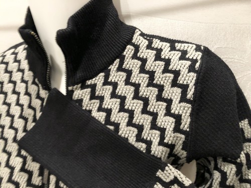 ARMANI COLLEZIONI Black Zippered Cardigan Sweater Top 6 - Picture 2 of 6
