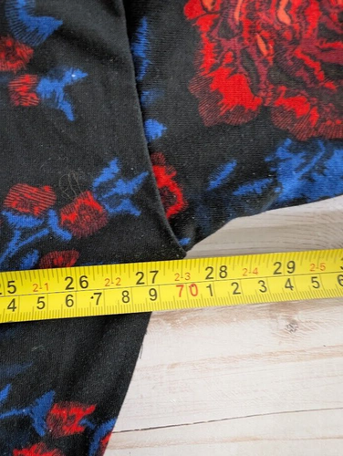 Lularoe Size XL Multicolor Floral Womens Short Sleeve Casual Summer Tunic Top - Picture 4 of 7