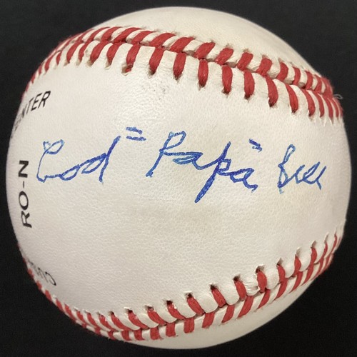 James Cool Papa Bell Signed Baseball Homestead Grays Autograph Crawfords HOF JSA - Picture 1 of 8
