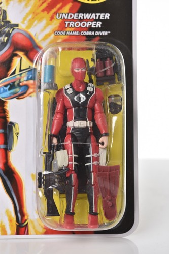 Figura de acción GI Joe Cobra Diver soldado submarino 25 aniversario Hasbro 2008 - Imagen 3 de 4