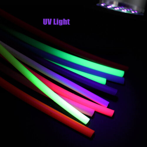 12colors UV Silicone Tube 3X4mm Soft Flexible Hollow Tube 10" Fly Tying Material - Picture 2 of 5