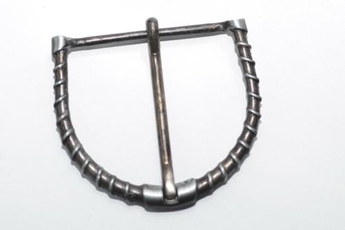 Gürtelschnalle / Schnalle für 60 mm Breite, Antik-Silber, Mittelalter / Ritter - Picture 3 of 12