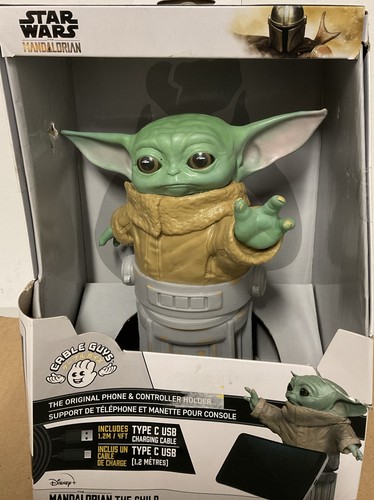 ⚡️Star Wars The Mandalorian Baby Yoda The Child Grogu 8" Controller/Phone Holder - Afbeelding 1 van 3