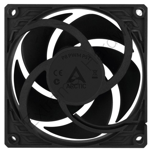 Lot de 5 ventilateurs de boîtier PC Arctic P8 PWM PST 80 mm 3000 tr/min 23,4 CFM 12 V 4 broches - Photo 5/8