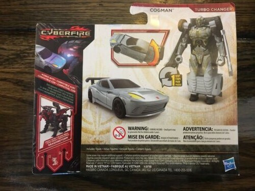 2016 Transformers COGMAN The Last Knight Cyber Fire TURBO CHANGER - Picture 2 of 6