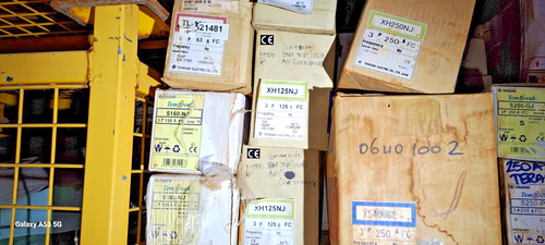 S250-GJ 3P 250A 50/60hz TERASAKI TemBreak Circuit Breaker NEW - Foto 2 di 5