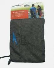 Speedo Swimmers Packable Mesh Bag Drawstring Shoulder Bag B6 New w/ Tags 0914