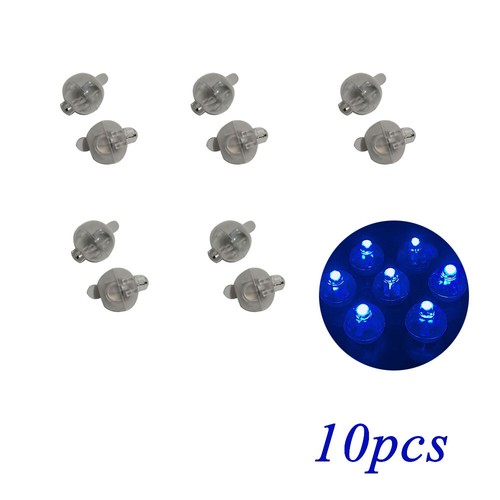 10Pcs Xmas Party Decor LED Balloon Round Flash Ball Glow Paper Lantern Lights - Picture 13 of 18