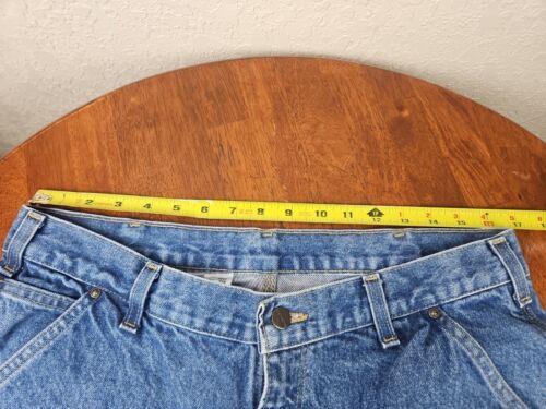 CARHARTT Jeans Mens Double Knee Loose Original Fit B73-DST 36x32 Carpenter - Picture 6 of 8