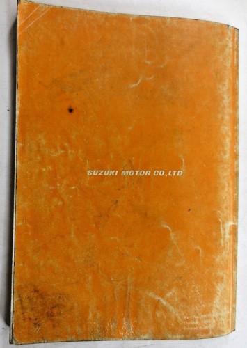 SUZUKI RM125 MANUAL DE MANTENIMIENTO DEL PROPIETARIO 99011-01B21-03A - Imagen 5 de 5