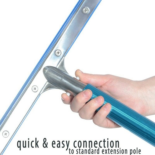 US 18inch Aluminium Swimming Pool Cleaning Brush Head Heavy Duty Wall Floor - Picture 9 of 13