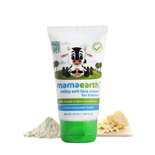 Mamaearth Milky Soft Baby Face Cream For Moisturizes,Heals Chapped Skin 60gm - Picture 1 of 4