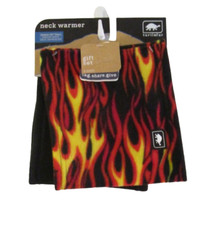 NWT Turtlefur Kids Playful Fleece Neck Warmer Gaiter 2-Pack Hot Rod/Black