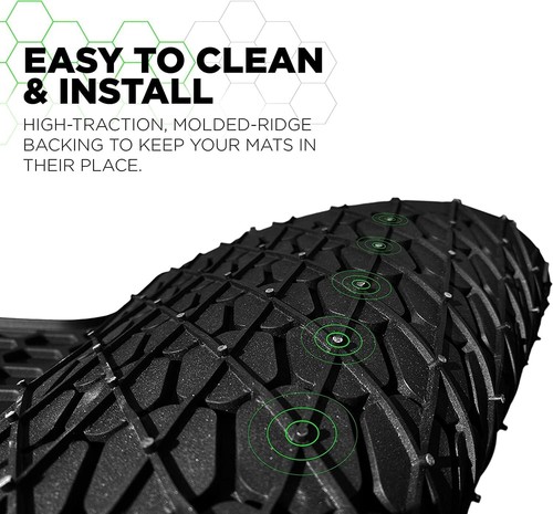 All Weather Front & Rear Heavy Duty Floor Mats For 2020-2024 Tesla Model Y - Picture 8 of 8