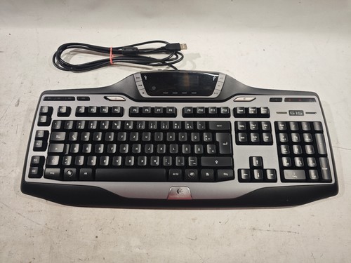 Logitech G15 Gaming Tastatur Keyboard Deutsch QWERTZ Schwarz Y-UW92 gebraucht