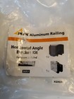 Peak Aluminum Railing Horizontal Angle Bracket Kit Aluminum x 3H x 2.5W # 36951