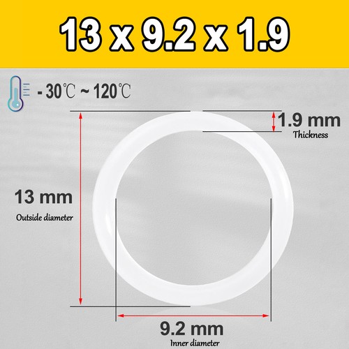 Metric VMQ Silicone Rubber O-Rings Seals 1.9mm Cross Section 5mm - 160mm ID - Picture 37 of 120