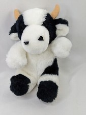 Walmart Black White Cow Plush 9 Inch Stuffed Animal Toy