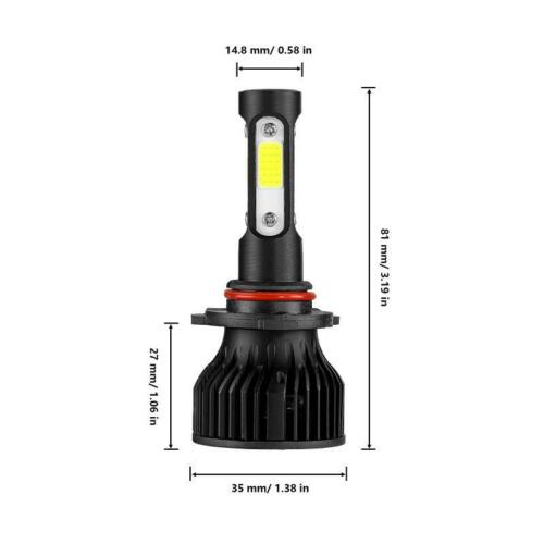 4 Side 9006 HB4 LED Headlight Bulb Conversion Kit Low Beam 6000K Replace Halogen - Bild 3 von 12