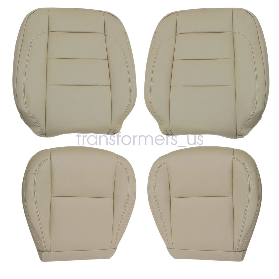 For 98-05 Lexus GS300 400 Driver & Passenger Bottom & Top Leather Seat Cover Tan - Image 3 of 4