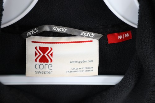 Spyder Womens Medium Essential Mid Weight Core Full Zip Sweater Jacket Black - Picture 9 of 13