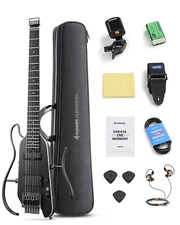 Donner HUSH X PRO Electric Guitar Bundle With Multi-Effect Tone Sim