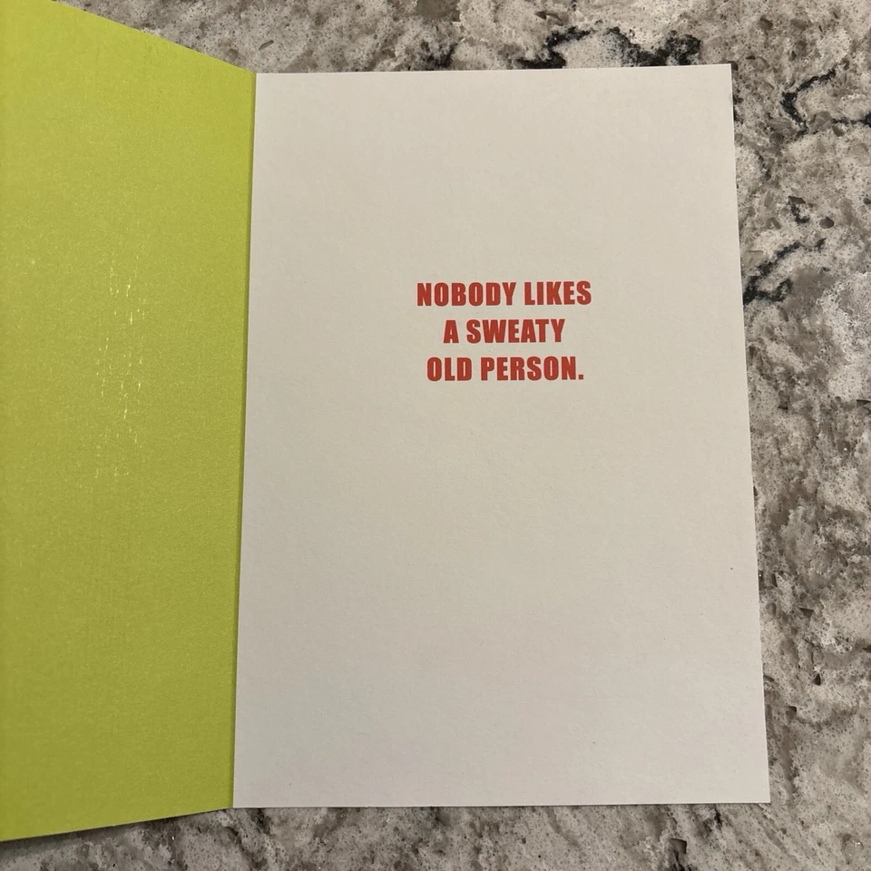 Funny Birthday Getting Older Humor 5.5” X 8” Hallmark Comedy Greeting Card - Image 4 of 4